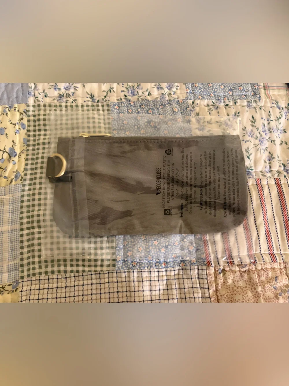 NWT, Canvelle Flat Pouch, Size Small